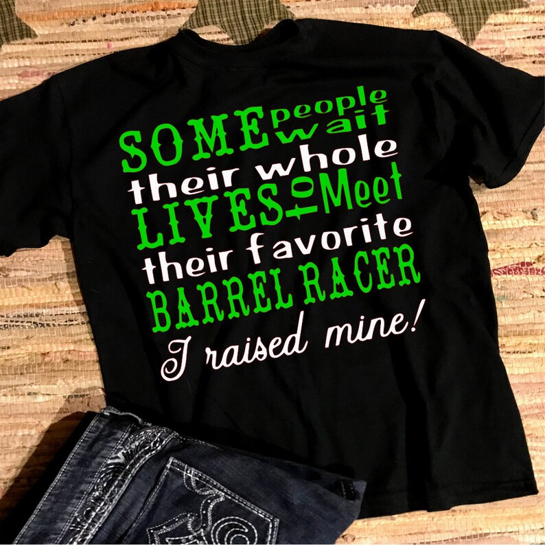 Barrel Racing svg I raised a barrel racer svg favorite | Etsy