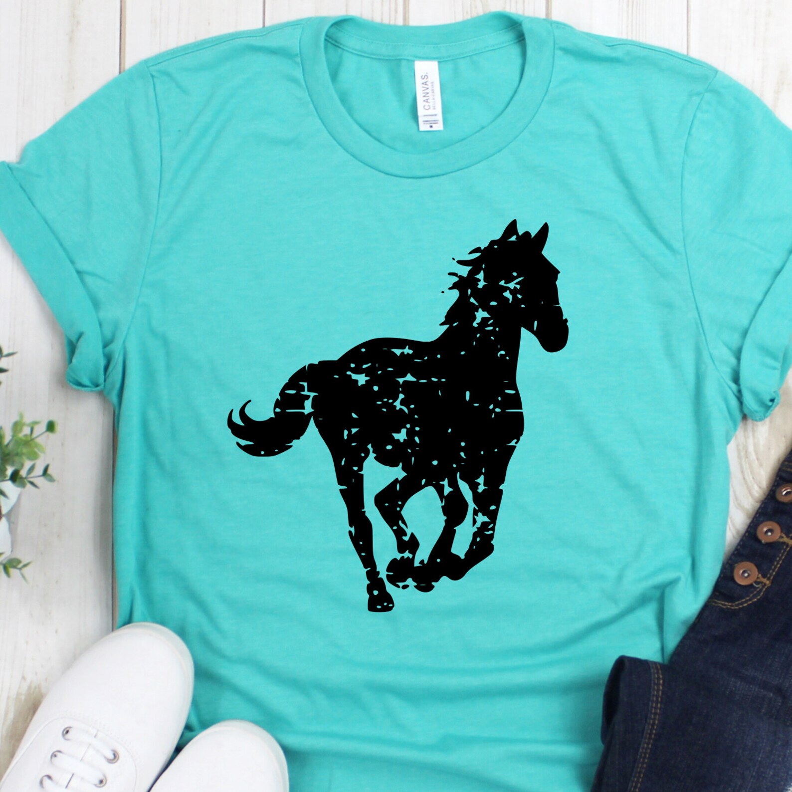Horse Svg Grunge Horse Svg Distressed Horse Svg Barrel | Etsy