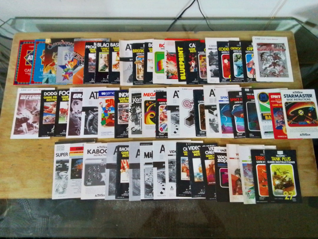 Atari 2600 Game Manuals and Catalogs - Etsy