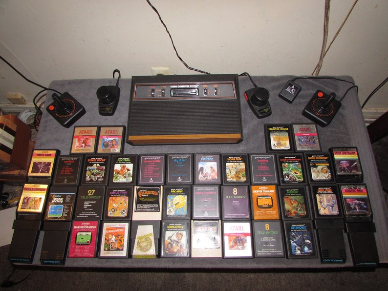 Atari 2600 4switch Woody System Complete Controller's Etsy