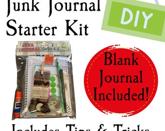Junk Journal Starter Kit | Beginner Paper Craft, Ephemera