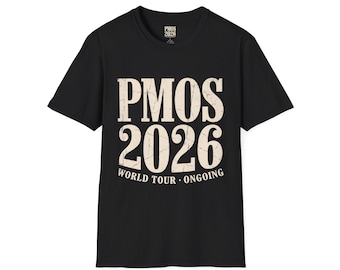 Camiseta de la gira mundial PMOS 2026 / Camiseta vintage de la banda, diseño de la gira en curso