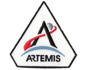 Artemis Moon Mission NASA Space X Astronaut Crew bestickter Aufnäher