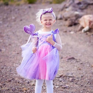 Rapunzel princess tulle dress / birthday dress/ rapunzel costume / babygirl dress (wig not included)