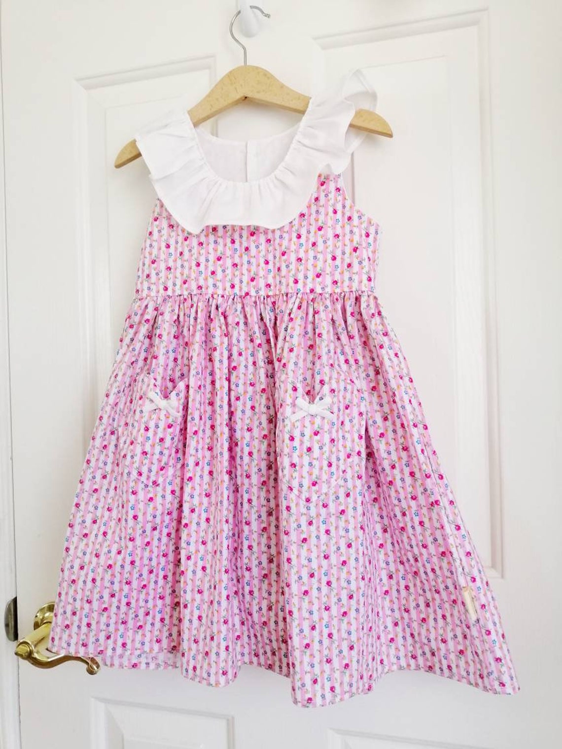 Handmade cottage chic flora girls dress toddler dress | Etsy