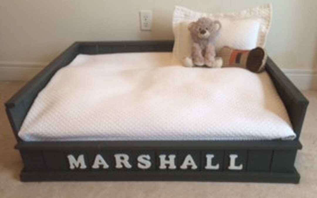 Hand Crafted Custom Wooden Dog Bed Etsy