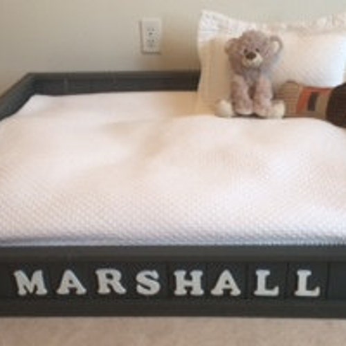 Hand Crafted Custom Wooden Dog Bed Etsy
