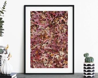 Autumn Leaves Print Wall Art | A4 A3 A2 A1