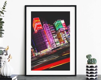 Shinjuku, Tokio Imprimir arte de pared / A4 A3 A2 A1