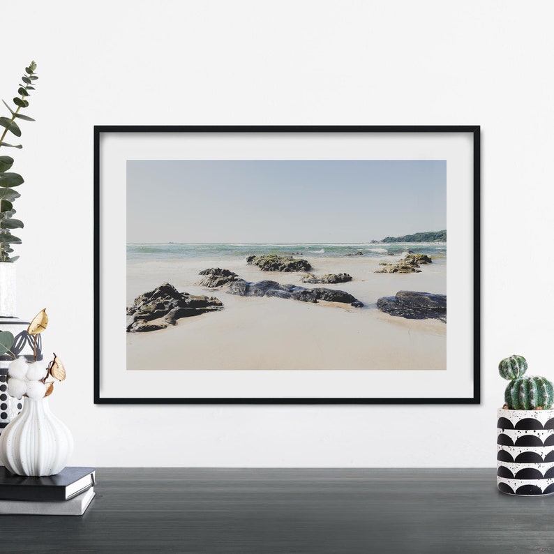 Byron Bay Rocks, Australia Print Wall Art | A4 A3 A2 A1 - Etsy Australia