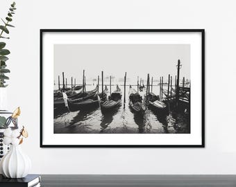 Silent Canals, Venice, Italy Print Wall Art | A4 A3 A2 A1