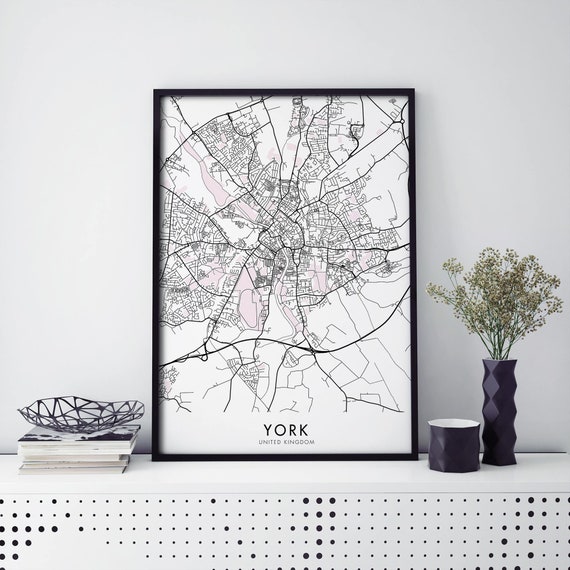 UK Wall Art Poster City Map Wall Decor A3 A2 A1 LONDON Map Print