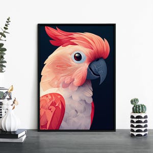 Impresión ilustrativa de aves australianas (A4, A3, A2, A1)