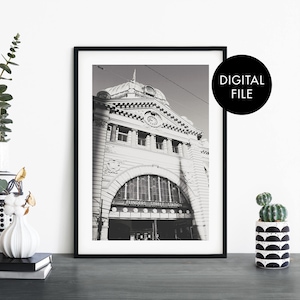 Flinders Street Station, Melbourne, Australia Print Wall Art | Print At Home | Digital Download File