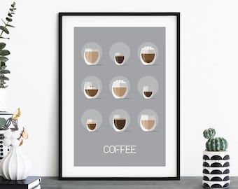 I LOVE COFFEE Photo Picture Poster Print Art A0 A1 A2 A3 A4 AE353