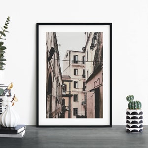 Pink Houses Print Wall Art | A4 A3 A2 A1