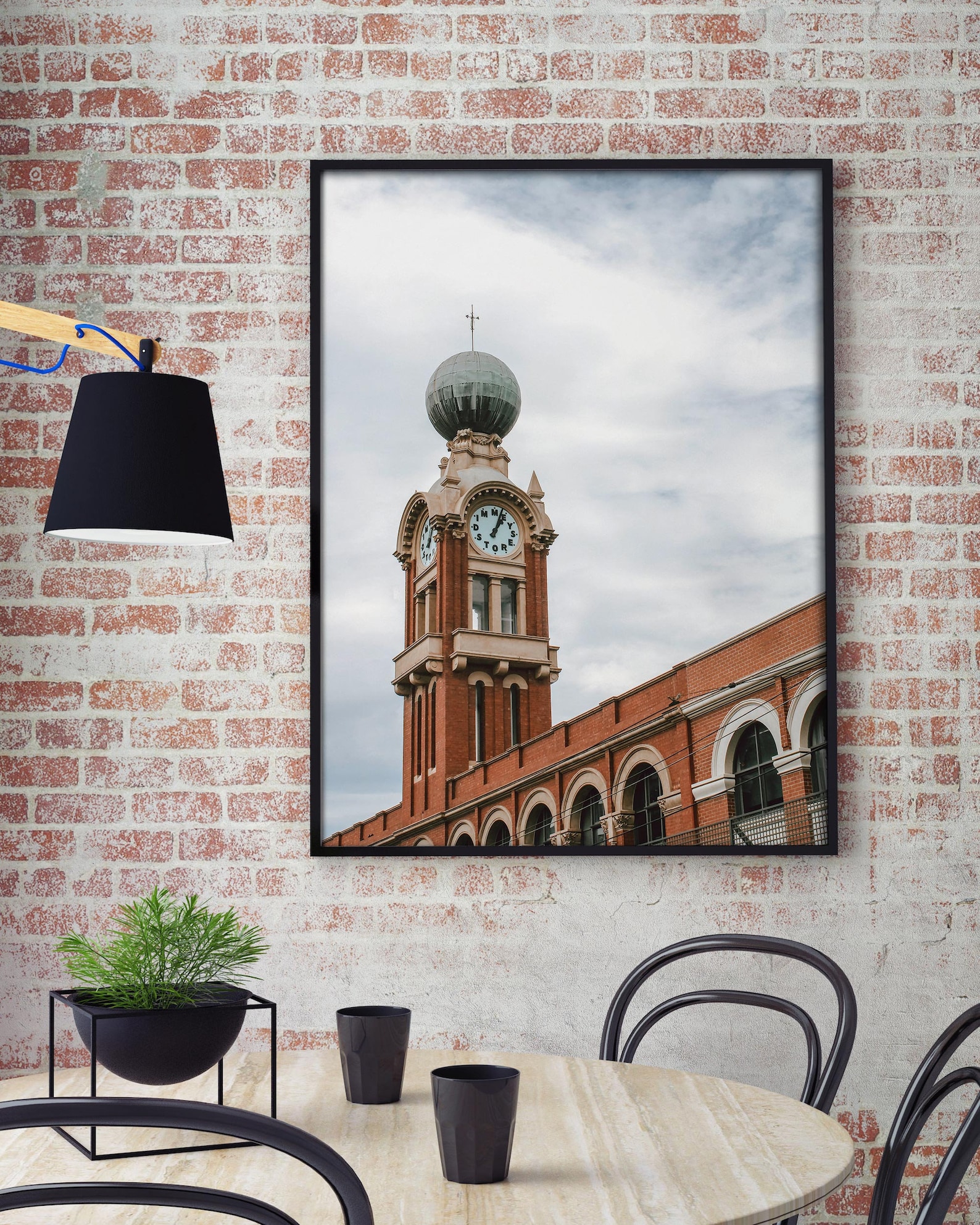 Dimmeys Clock Tower Richmond Melbourne Australia Print Wall Etsy