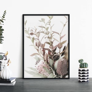 Australian Native Bouquet Floral Photographic Print Wall Art | A4 A3 A2 A1