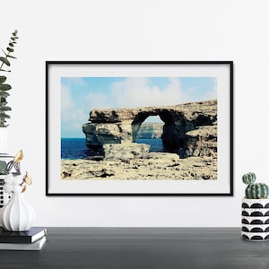 Azure Window, Gozo, Malta Print Wall Art | A4 A3 A2 A1