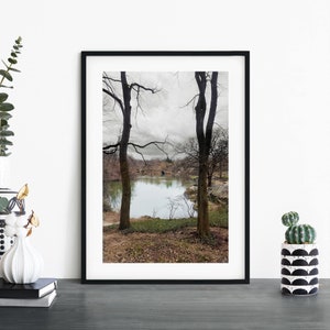 Central Park in Winter, Manhattan, New York Print Wall Art | A4 A3 A2 A1