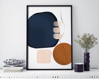Abstract Print Wall Art 4x6 5x7 A4 A3 A2 A1 | Etsy