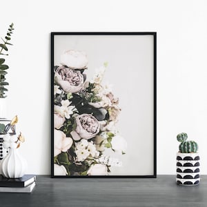 Colourful Bouquet Floral Photographic Print Wall Art | A4 A3 A2 A1