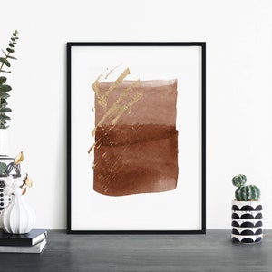 Neutral Abstract Print Wall Art | 4x6 5x7 A4 A3 A2 A1