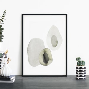 Arte de pared de impresión abstracta de aguacate / 4x6 5x7 A4 A3 A2 A1