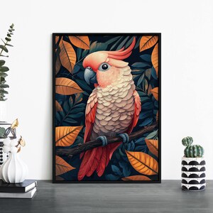 Impresión ilustrativa de aves australianas (A4, A3, A2, A1)