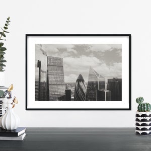 London Skyscrapers Print Wall Art | A4 A3 A2 A1
