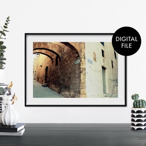 Corner, Gozo, Malta Print Wall Art | Print At Home | Digital Download File