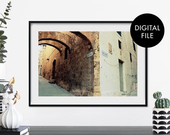 Corner, Gozo, Malte Print Wall Art | Imprimer à la maison | Fichier de téléchargement numérique