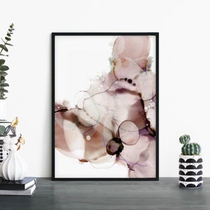Inkblot Abstract Print Wall Art | 4x6 5x7 A4 A3 A2 A1