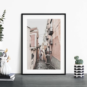 Pink Houses Print Wall Art | A4 A3 A2 A1