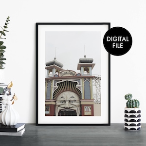 Luna Park, Melbourne, Australia Print Wall Art | Print At Home | Digital Download File