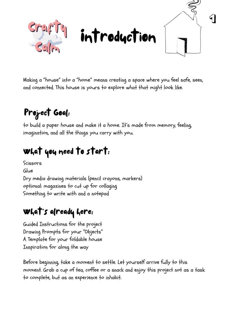 Printable Mindfulness Art Project for Adults (introspective Paper ...