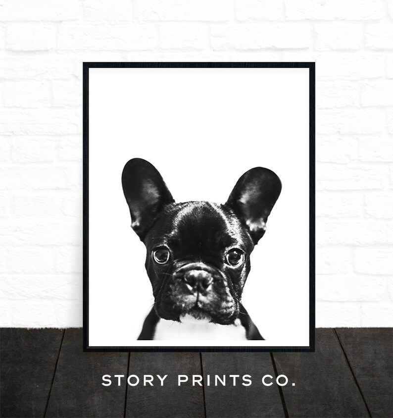 French Bulldog Print French Bulldog Gifts Dog Print Pet Etsy