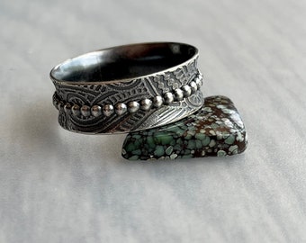 Mehndi Spinner Ring, fits like a size 12