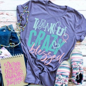 Dankbares verrücktes gesegnetes Unisex T-Shirt
