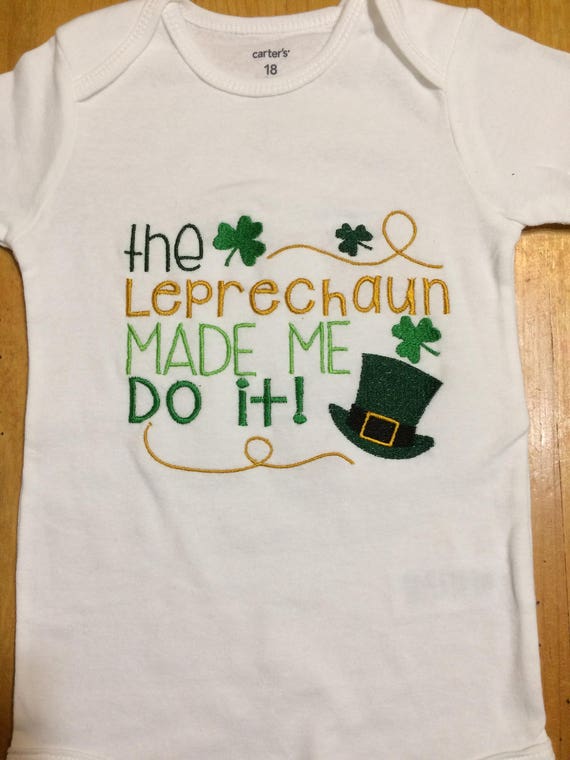 leprechaun onesie
