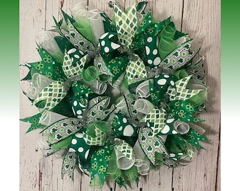 St Pattys Wreath/ St Patrick’s Day Wreath/ Front Door Wreath