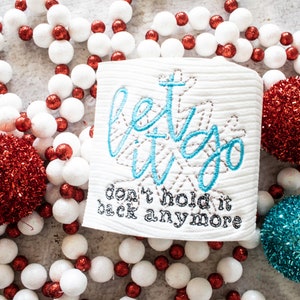 Let It Go Christmas Toilet Paper Design / Christmas Bathroom Decor / Christmas Decor / Gag gifts