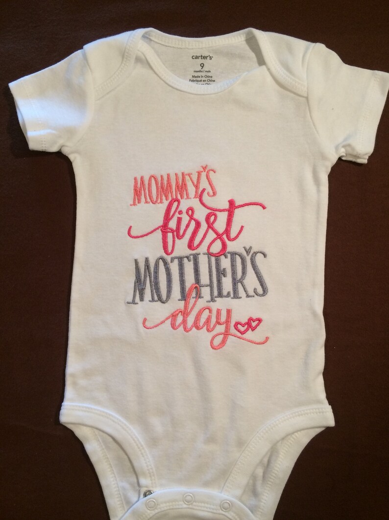 mommys first mothers day onesie