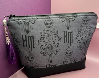 Haunted Mansion Wallpaper Makeup Bag
