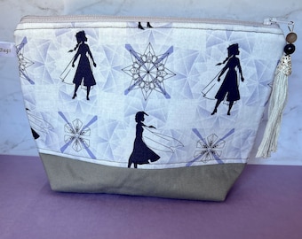 Frozen Silhouettes Make Up Bag