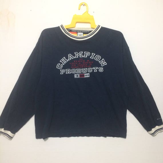 champion crewneck sweatshirt blue