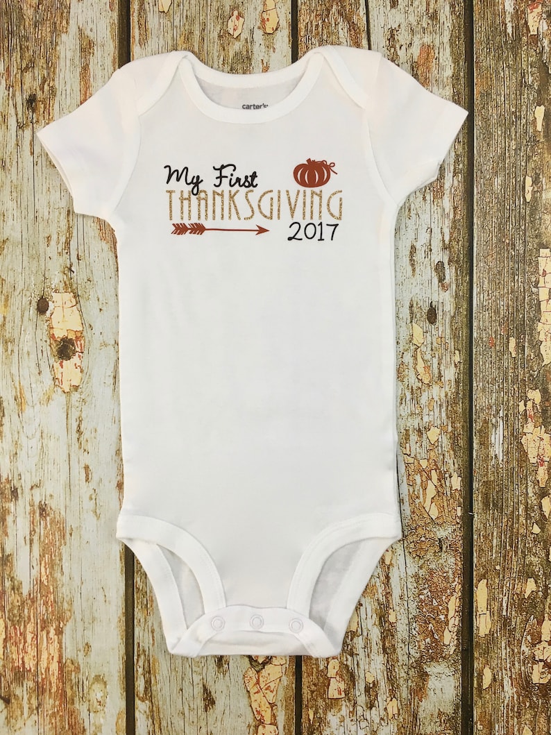 My First Thanksgiving First Thanksgiving Outfit Girl Baby ...