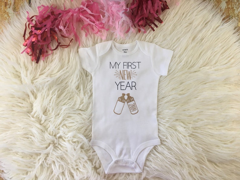 baby's first new years outfit