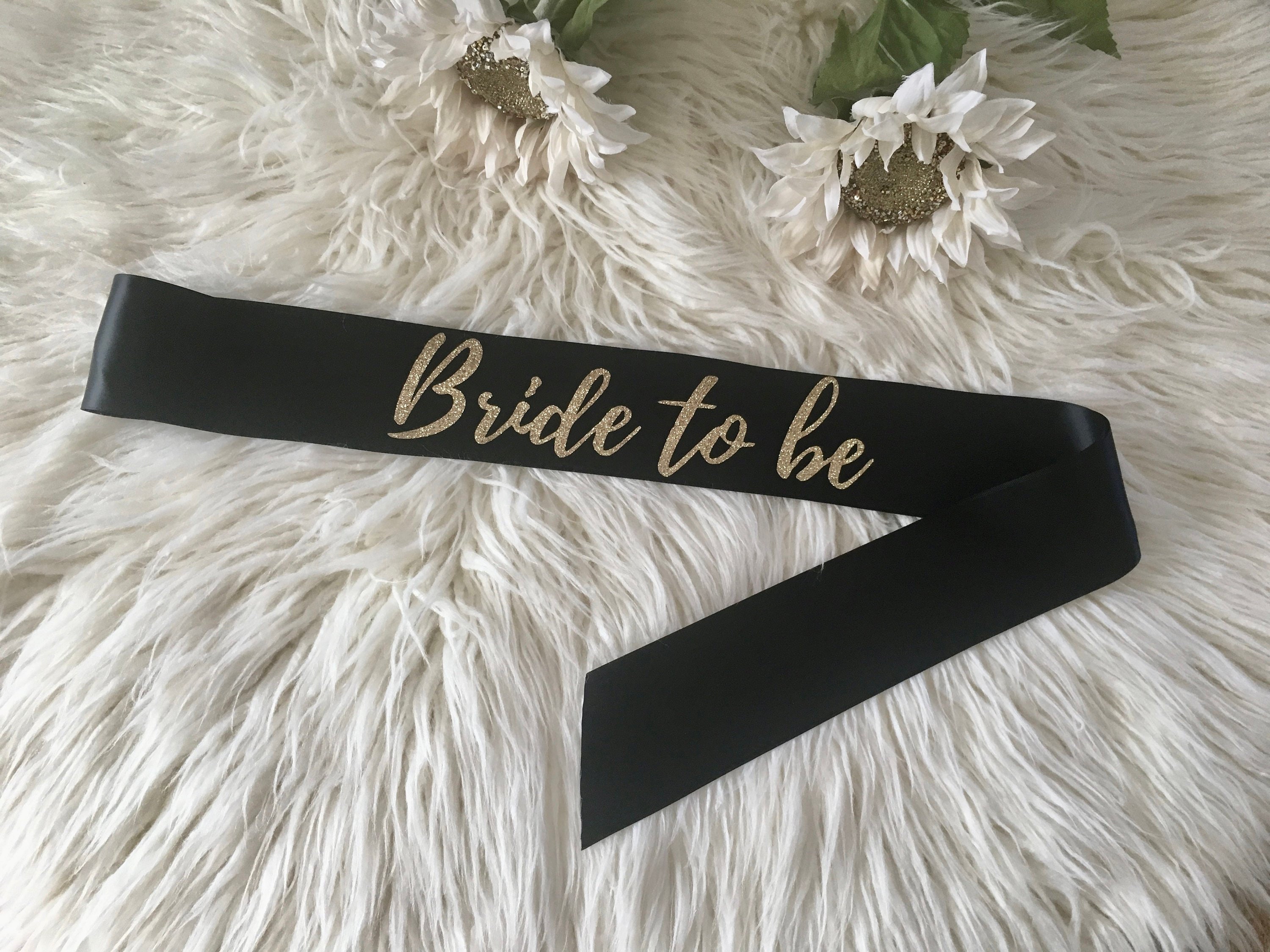 custom bridal sash