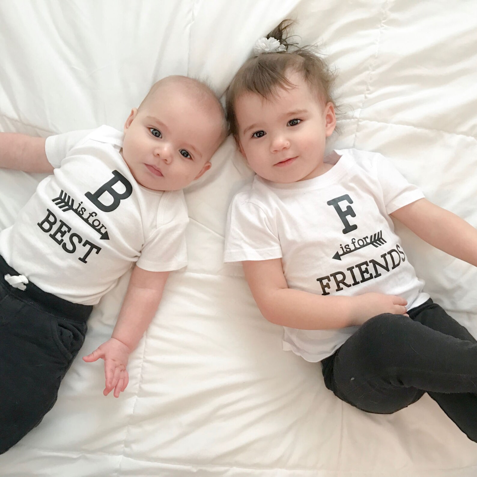 Best Friend Shirts Twin Baby Clothes Twin Shirts Best Etsy